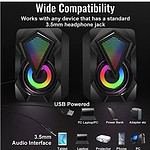 Dijital RGB Colorful Speaker Multimedia مكبر صوت جودة عالية
